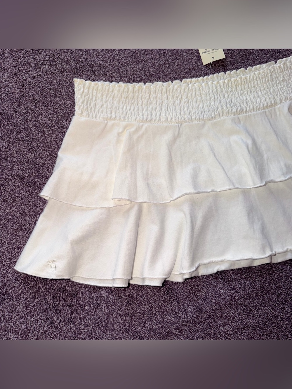 NWT! Vintage Y2K Abercrombie& Fitch 2000s Layered Mini Skirt - Picture 2 of 6